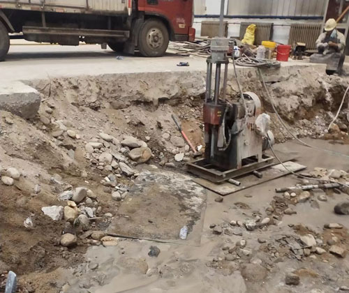 南溪公路下沉压浆
